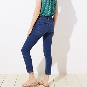 LOFT SKINNY CROP JEANS